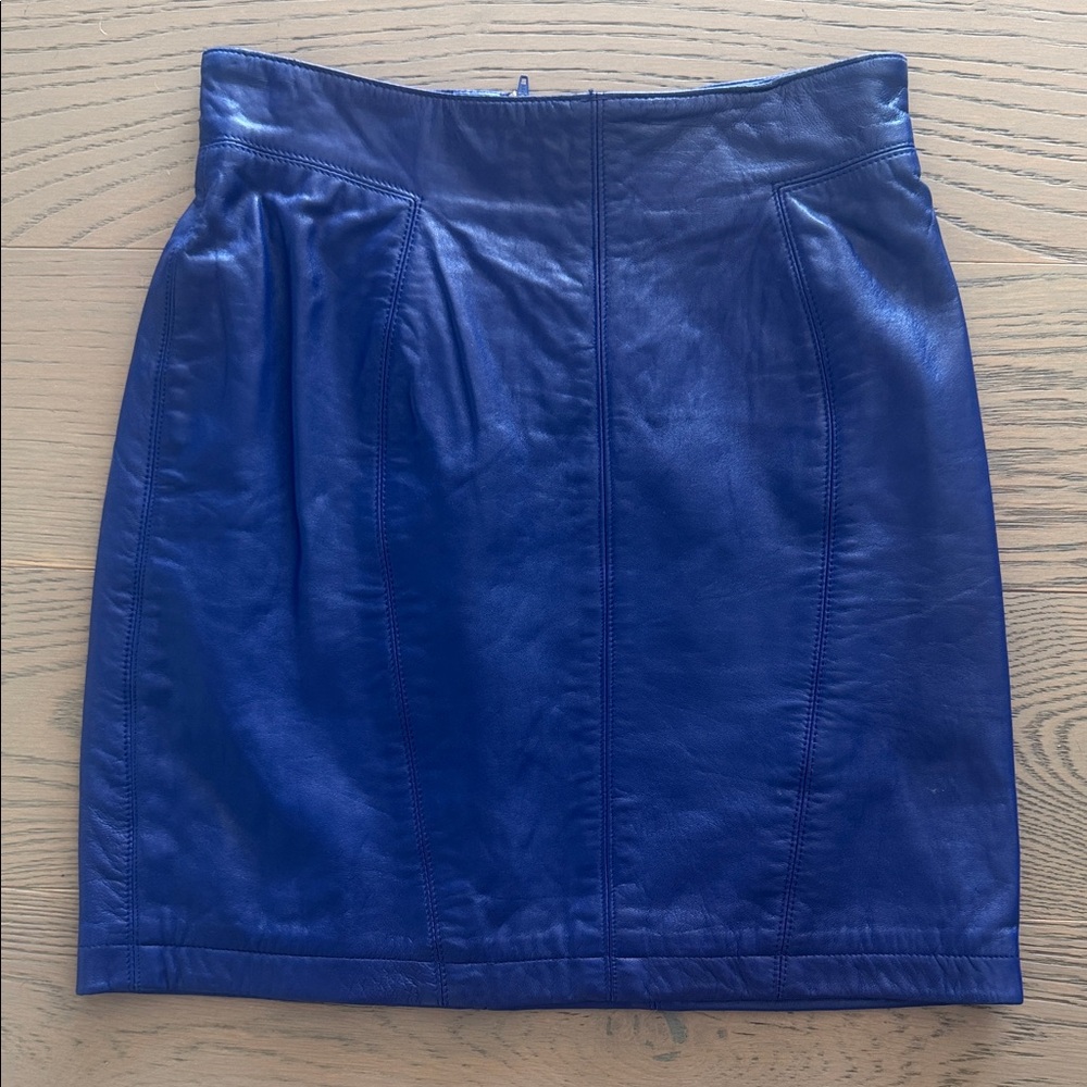 Vintage North Beach Leather skirt